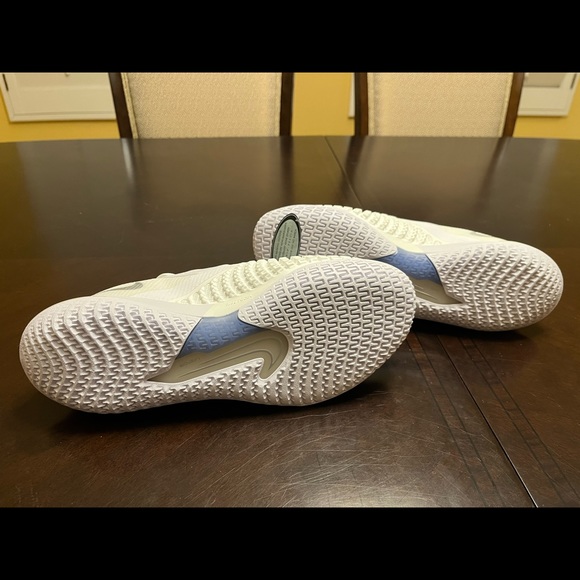 New Nike Court React Vapor NXT White Silver Tennis Sneaker Shoes - Picture 12 of 12